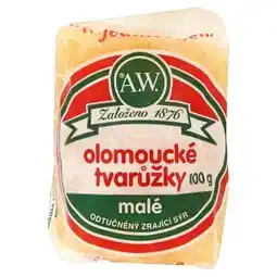 Hruška A.W. Olomoucké tvarůžky malé 100g nabídka