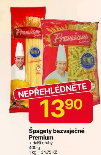 Hruška Špagety bezvaječné Premium 400g nabídka