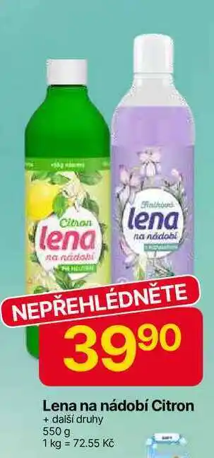 Hruška Lena na nádobí Citron + další druhy 550 g nabídka