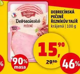 Penny Market DEBRECÍNSKÁ PEČENĚ ŘEZNÍKŮV TALÍŘ krájená, 100 g nabídka