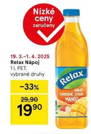 Tesco Relax Nápoj, 1 l nabídka