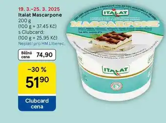 Tesco Italat Mascarpone, 200 g nabídka