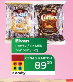 Tamda Foods ELVAN Coffex / Dr.Milk bonbóny nabídka