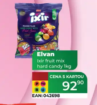 Tamda Foods ELVAN Ixir fruit mix hard candy nabídka