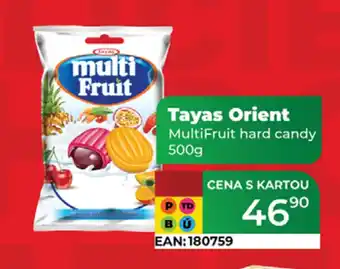 Tamda Foods Tayas Orient MultiFruit hard candy nabídka