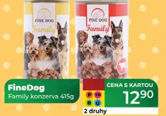 Tamda Foods FineDog Family konzerva nabídka