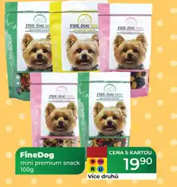 Tamda Foods FineDog mini premium snack nabídka