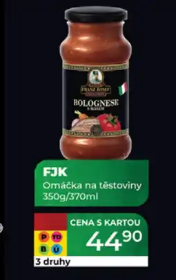 Tamda Foods FJK Omáčka na těstoviny nabídka