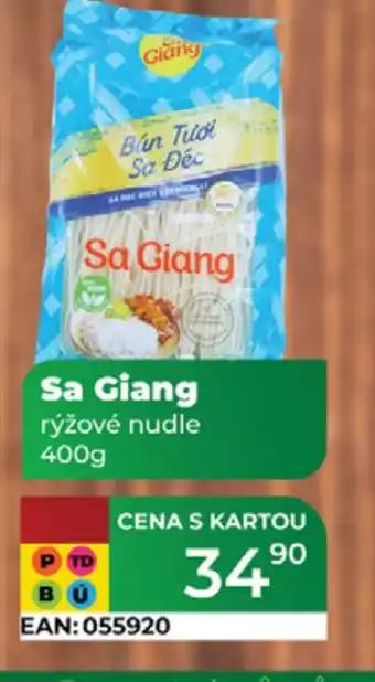 Tamda Foods Sa Giang rýžové nudle nabídka