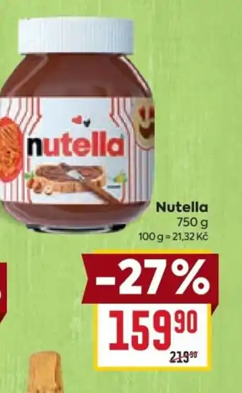 Billa Nutella nabídka