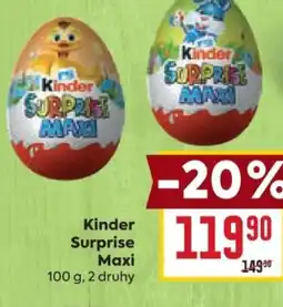 Billa Kinder Surprise Maxi nabídka