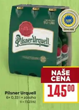 Billa Pilsner Urquell nabídka