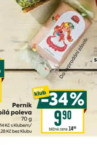 Billa Perník bílá poleva nabídka