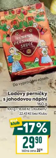 Billa Ladovy perníčky s jahodovou náplní nabídka