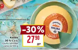 Billa KOLIBA 30% t. vs. nabídka