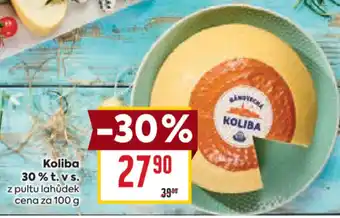 Billa KOLIBA 30% t. vs. nabídka