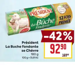 Billa Président La Buche fondante se Chévre nabídka