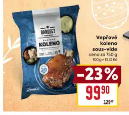 Billa Vepřové koleno sous-vide nabídka