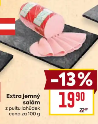 Billa Extra jemný salám nabídka