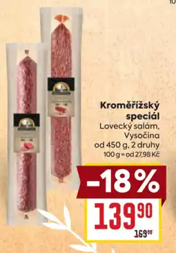 Billa Kroměřížský speciál nabídka