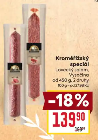 Billa Kroměřížský speciál nabídka