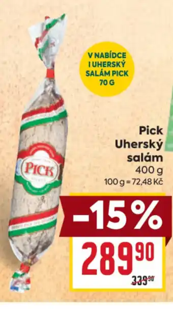 Billa Pick Uherský salám nabídka