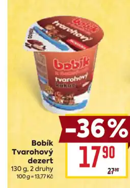 Billa Bobík Tvarohový dezert nabídka