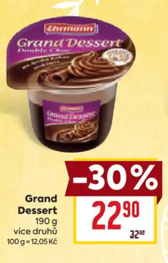 Billa Grand Dessert nabídka