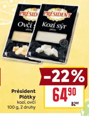 Billa Président Plátky nabídka