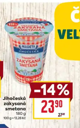 Billa Jihočeská zakysaná smetana nabídka