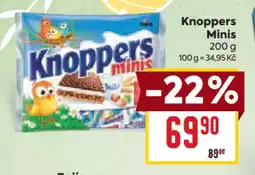 Billa Knoppers Minis nabídka