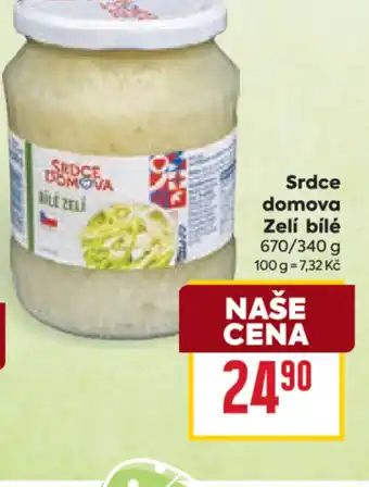 Billa Srdce domova Zelí bílé nabídka