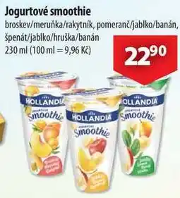 CBA Jogurtové smoothie, 230 ml nabídka