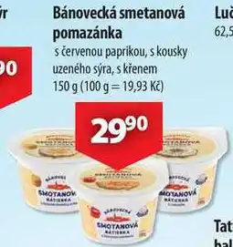 CBA Bánovecká smetanová pomazánka, 150 g nabídka