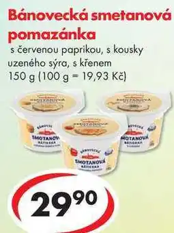 CBA Bánovecká smetanová pomazánka, 150 g nabídka