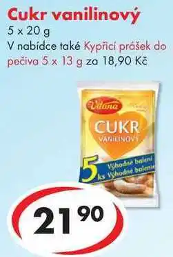 CBA Cukr vanilinový, 5x 20 g nabídka