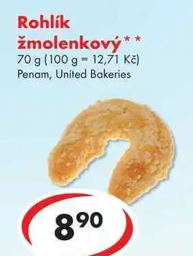 CBA Rohlík žmolenkový, 70 g nabídka