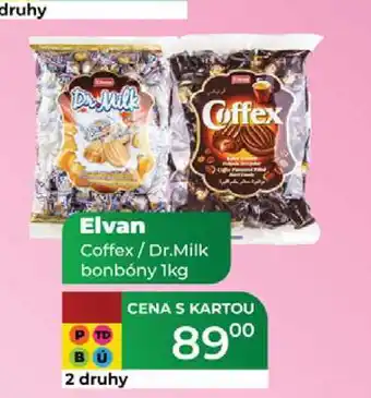 Tamda Foods Elvan Coffex / Dr.Milk bonbóny 1kg nabídka