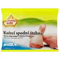 CBA Vodňanské Kuře Kuřecí spodní stehna hluboce zmrazené 500g nabídka