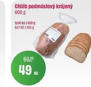 BonVeno Chléb podmáslový krájený 600 g nabídka