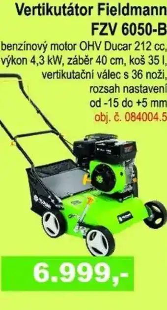 Elektro Spáčil Vertikutátor Fieldmann FZV 6050-B nabídka