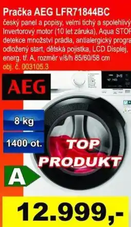 Elektro Spáčil Pračka AEG LFR71844BC nabídka