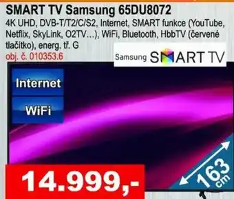 Elektro Spáčil SMART TV Samsung 65DU8072 nabídka