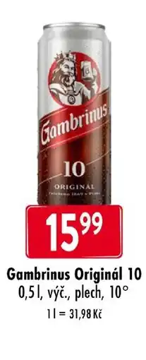 Qanto Gambrinus Originál 10 nabídka