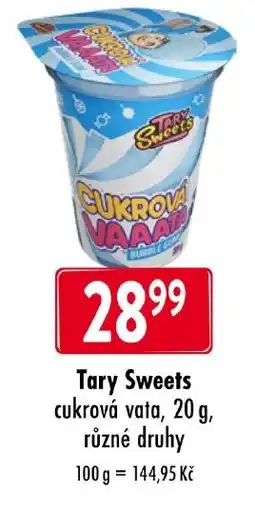 Qanto Tary Sweets cukrová vata nabídka