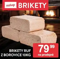 Qanto Brikety ruf z borovice nabídka