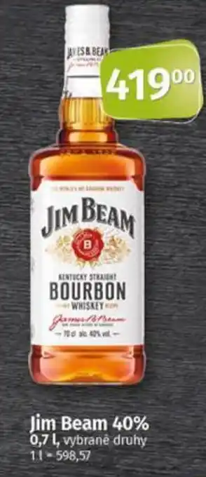 Coop Jim Beam 40% nabídka