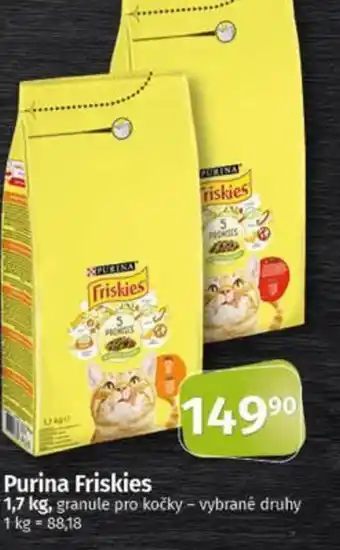 Coop Purina Friskies nabídka