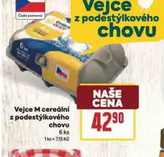 Billa Vejce m 6 ks nabídka