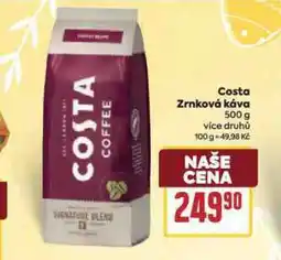 Billa Costa zrnková káva nabídka